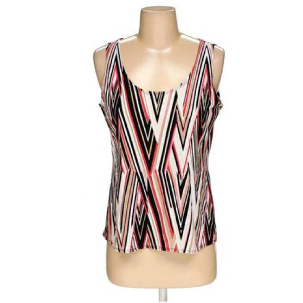 NY Collection Sleeveless Top, Size Small